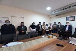 تقدیر از کارکنان واحد تغذیه در بیمارستان اقلید